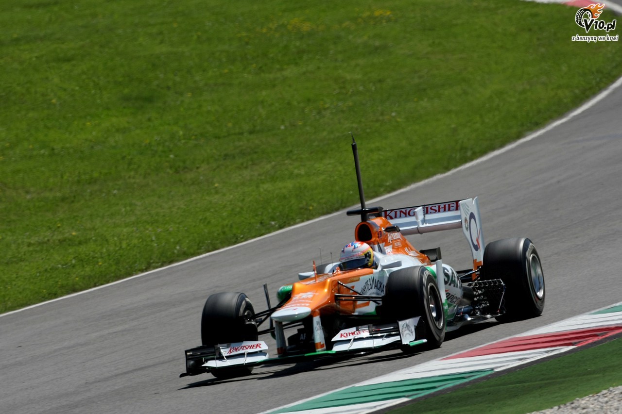 Force India zmienia plany na 3. dzie testw w Mugello