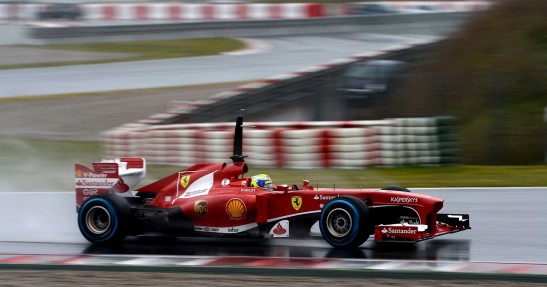 II testy F1 w Barcelonie 2013 - dzień pierwszy