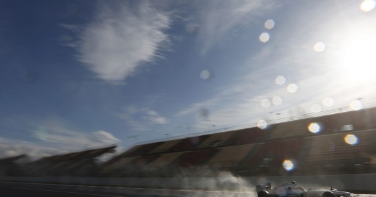 II testy F1 w Barcelonie 2013 - dzień pierwszy