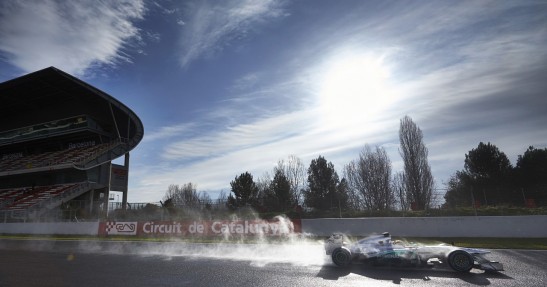 II testy F1 w Barcelonie 2013 - dzień pierwszy