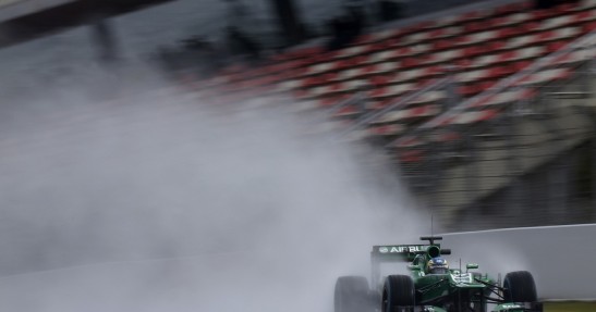 II testy F1 w Barcelonie 2013 - dzień pierwszy