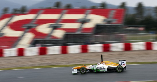 II testy F1 w Barcelonie 2013 - dzień pierwszy