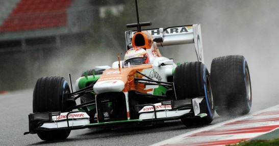 II testy F1 w Barcelonie 2013 - dzień pierwszy