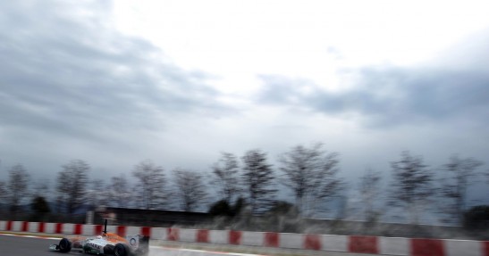 II testy F1 w Barcelonie 2013 - dzień pierwszy