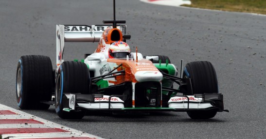 II testy F1 w Barcelonie 2013 - dzień pierwszy