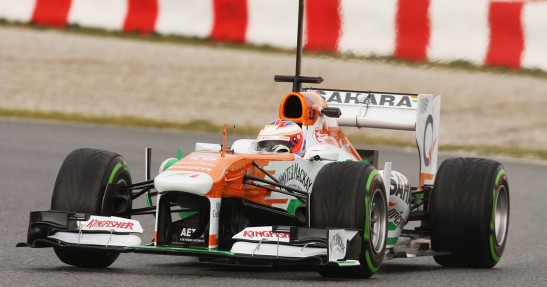 II testy F1 w Barcelonie 2013 - dzień pierwszy