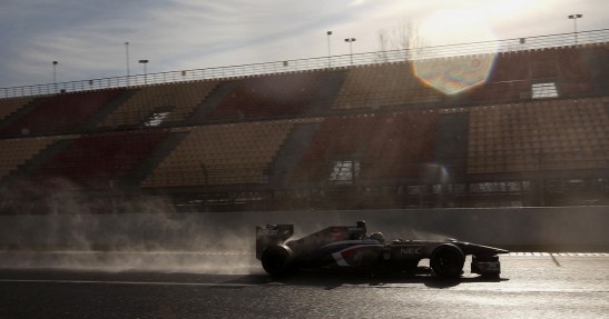 II testy F1 w Barcelonie 2013 - dzień pierwszy