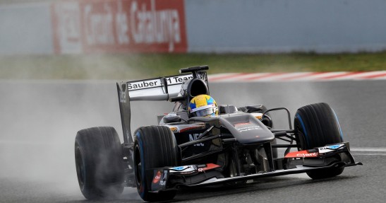 II testy F1 w Barcelonie 2013 - dzień pierwszy