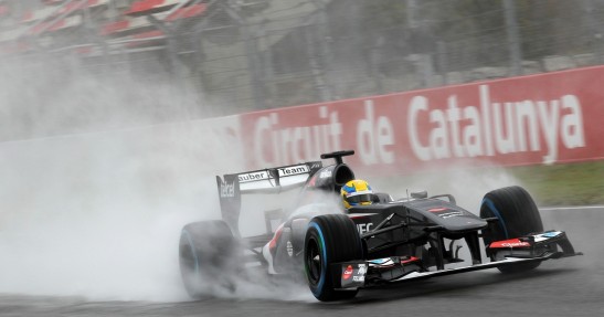 II testy F1 w Barcelonie 2013 - dzień pierwszy