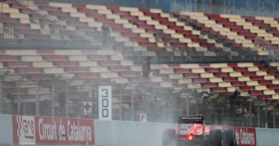 II testy F1 w Barcelonie 2013 - dzień pierwszy