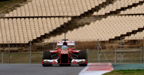 II testy F1 w Barcelonie 2013 - dzień drugi