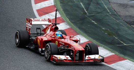 II testy F1 w Barcelonie 2013 - dzień drugi