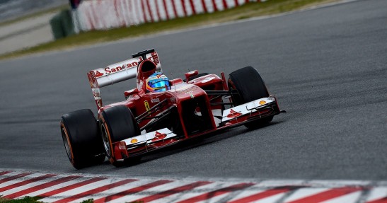 II testy F1 w Barcelonie 2013 - dzień drugi