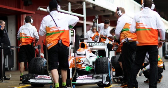 II testy F1 w Barcelonie 2013 - dzień drugi