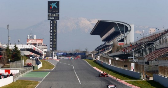 II testy F1 w Barcelonie 2013 - dzień trzeci