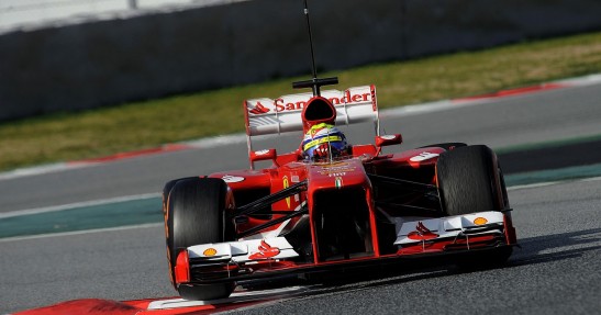 II testy F1 w Barcelonie 2013 - dzień trzeci