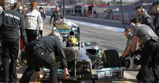 II testy F1 w Barcelonie 2013 - dzień trzeci