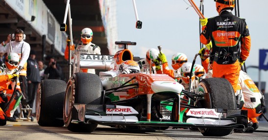 II testy F1 w Barcelonie 2013 - dzień trzeci