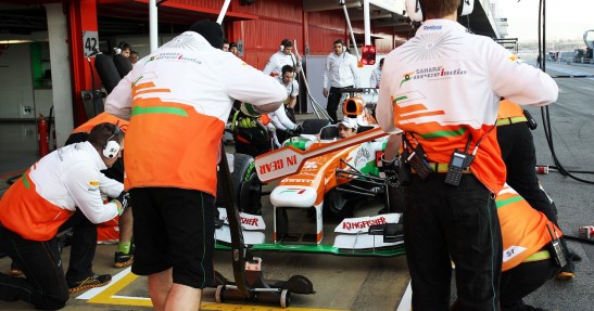 II testy F1 w Barcelonie 2013 - dzień trzeci