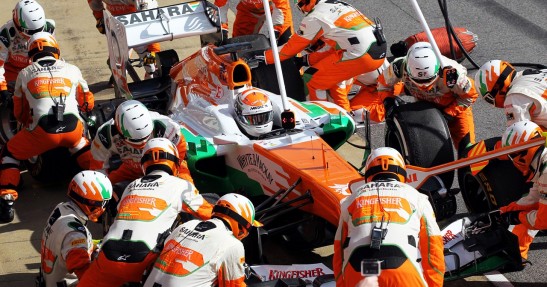 II testy F1 w Barcelonie 2013 - dzień trzeci