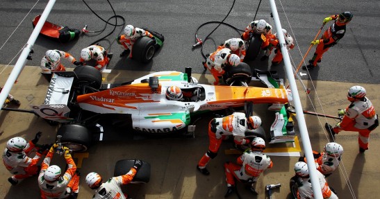 II testy F1 w Barcelonie 2013 - dzień trzeci