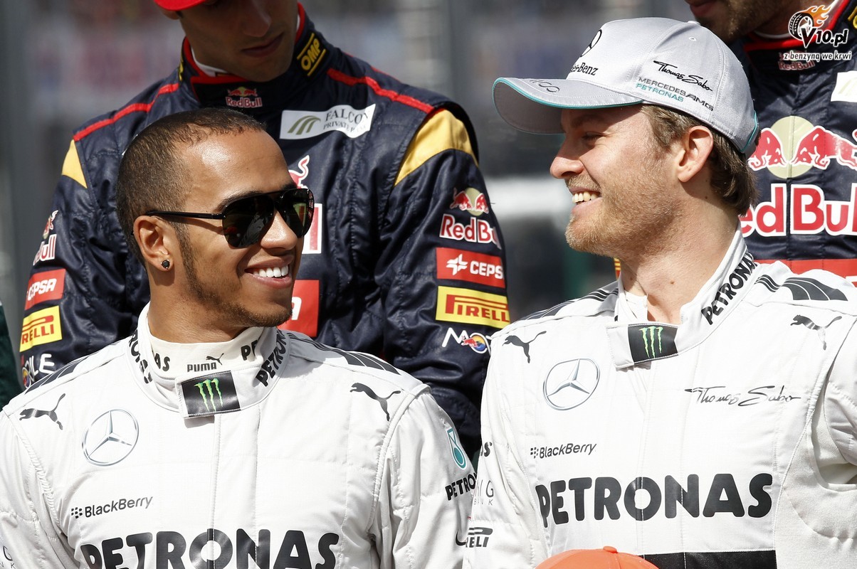 GP Chin - 1. trening: Rosberg i Hamilton na czele stawki