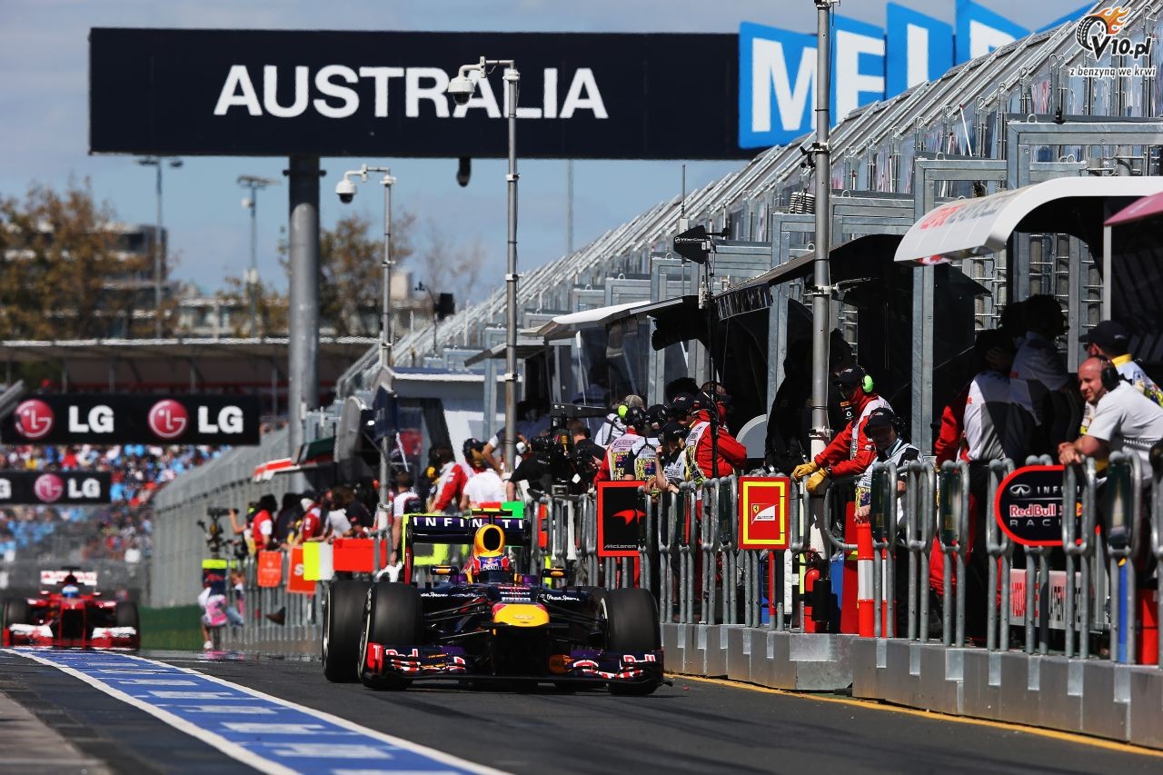GP Australii 2013 - pitkowe treningi