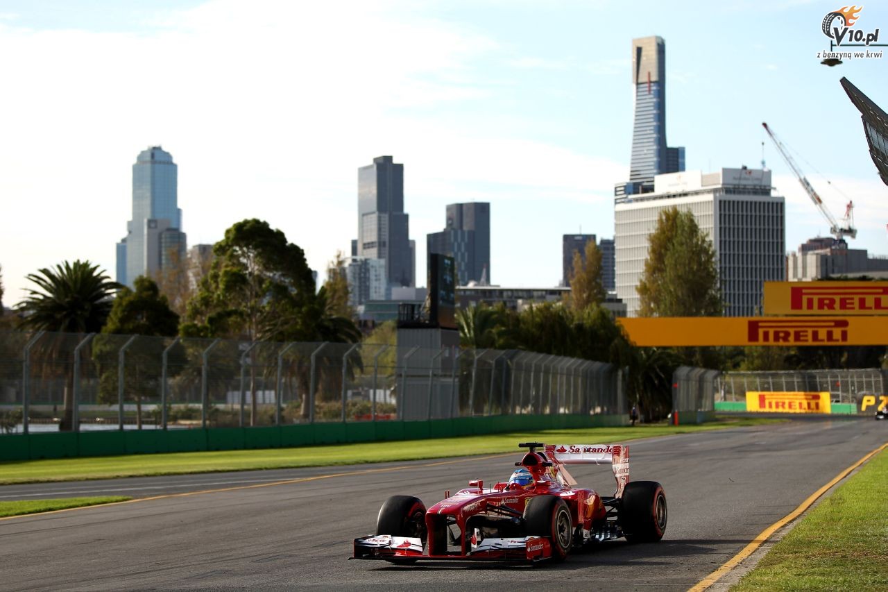 GP Australii 2013 - pitkowe treningi