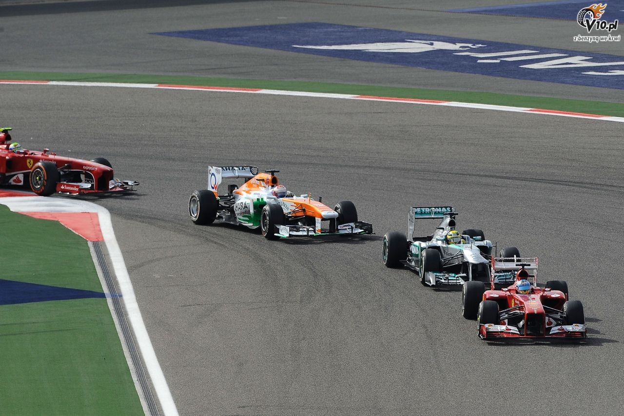 GP Bahrajnu 2013 - wycig