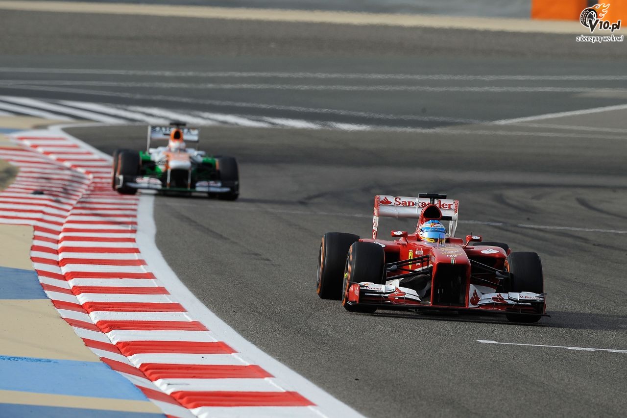 GP Bahrajnu 2013 - wycig