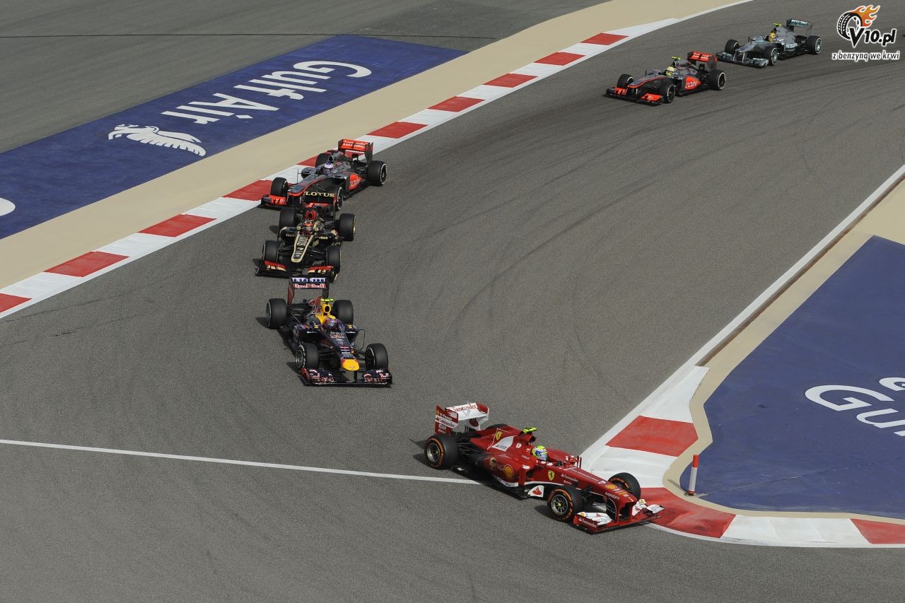 GP Bahrajnu 2013 - wycig