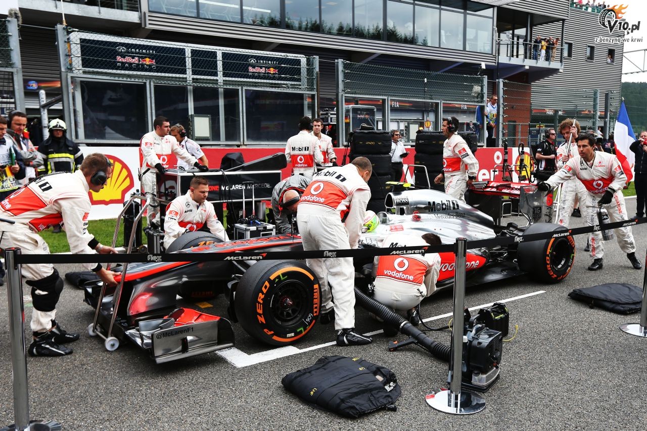 GP Belgii 2013 - wycig