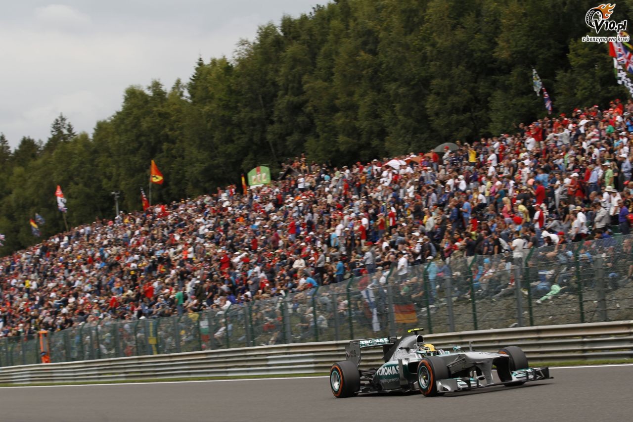 GP Belgii 2013 - wycig