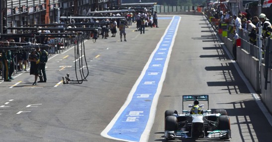 GP Belgii 2013 - piątkowe treningi