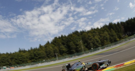 GP Belgii 2013 - piątkowe treningi