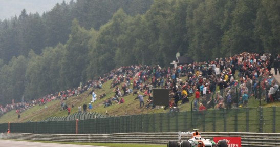 GP Belgii 2013 - piątkowe treningi