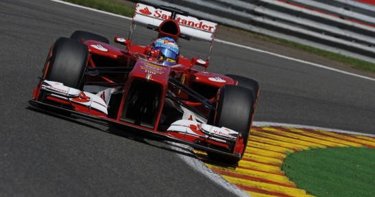 GP Belgii 2013 - piątkowe treningi