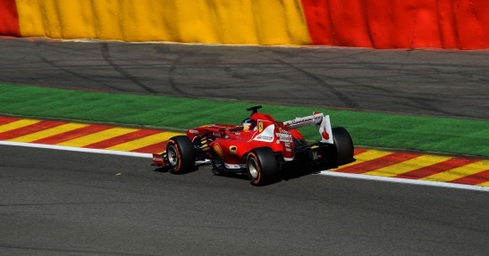 GP Belgii 2013 - piątkowe treningi