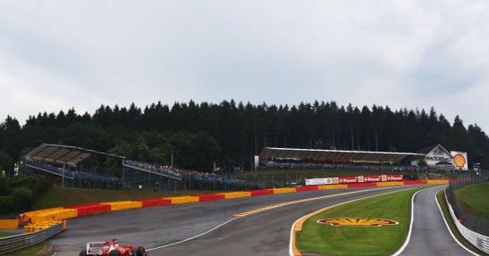 GP Belgii 2013 - piątkowe treningi