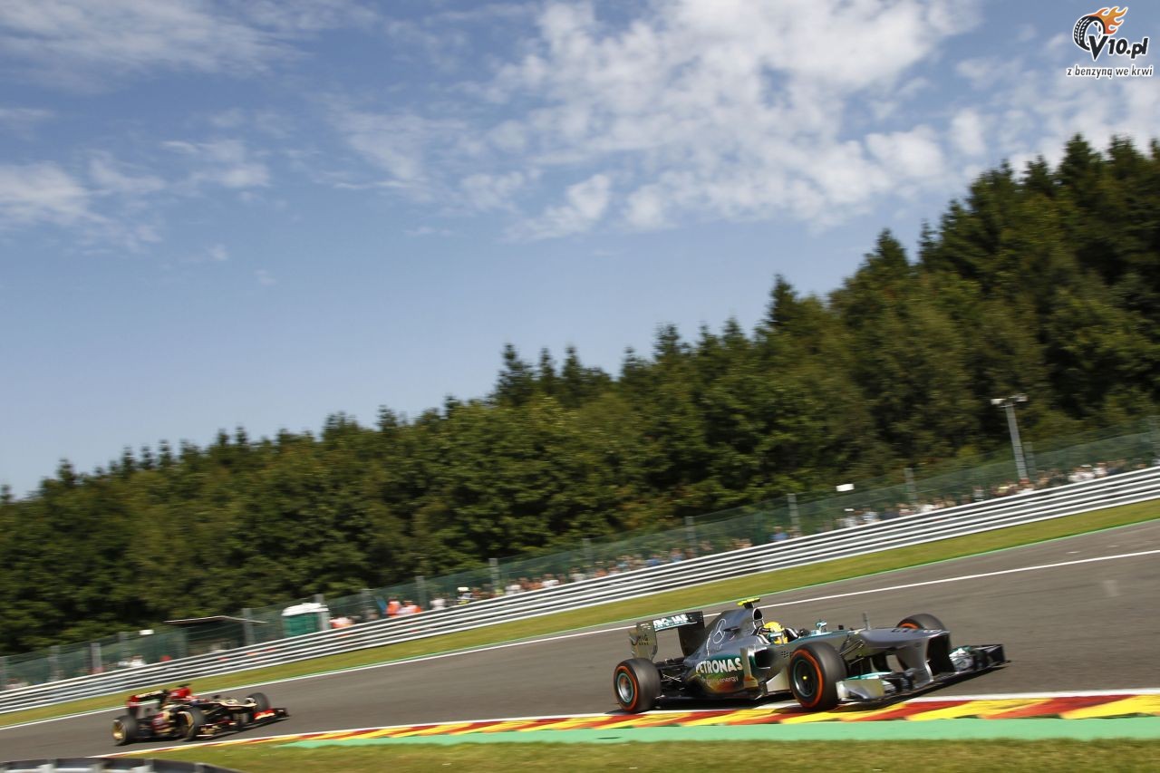 GP Belgii 2013 - pitkowe treningi