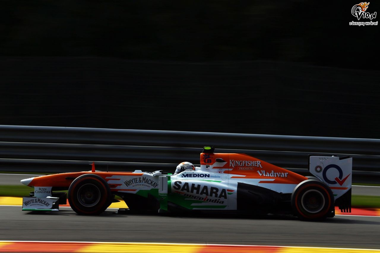 GP Belgii 2013 - pitkowe treningi