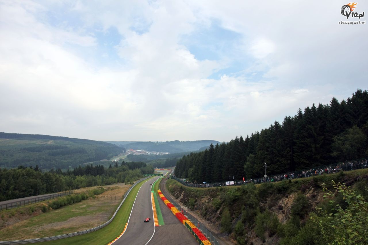 GP Belgii 2013 - pitkowe treningi