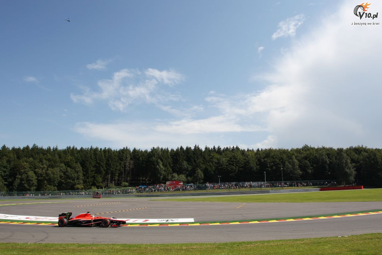GP Belgii 2013 - pitkowe treningi