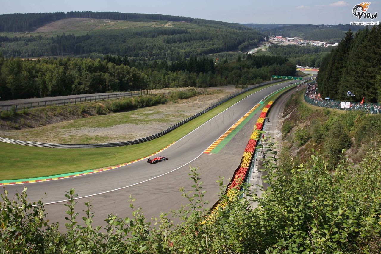 GP Belgii 2013 - pitkowe treningi