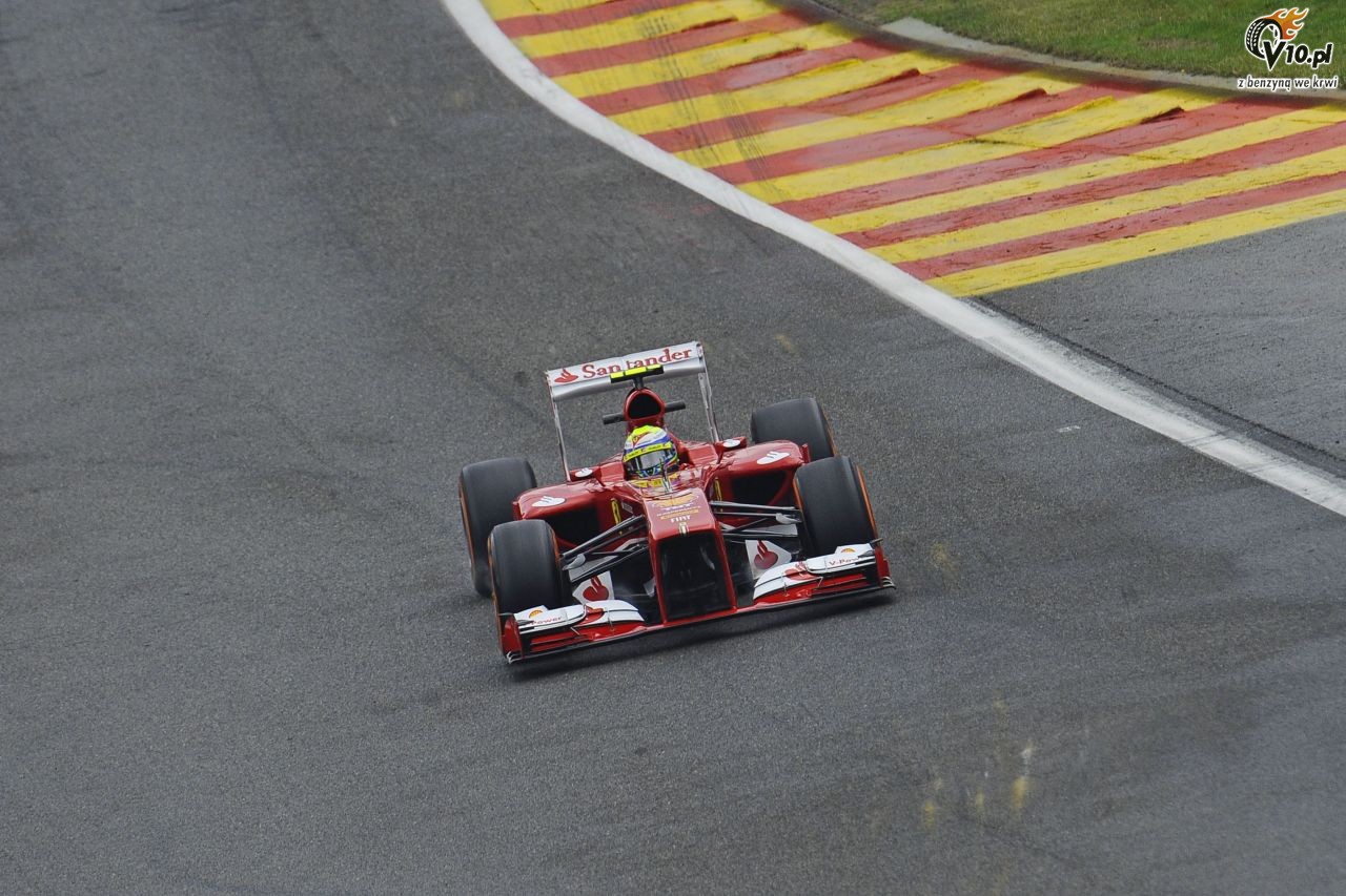 GP Belgii 2013 - pitkowe treningi