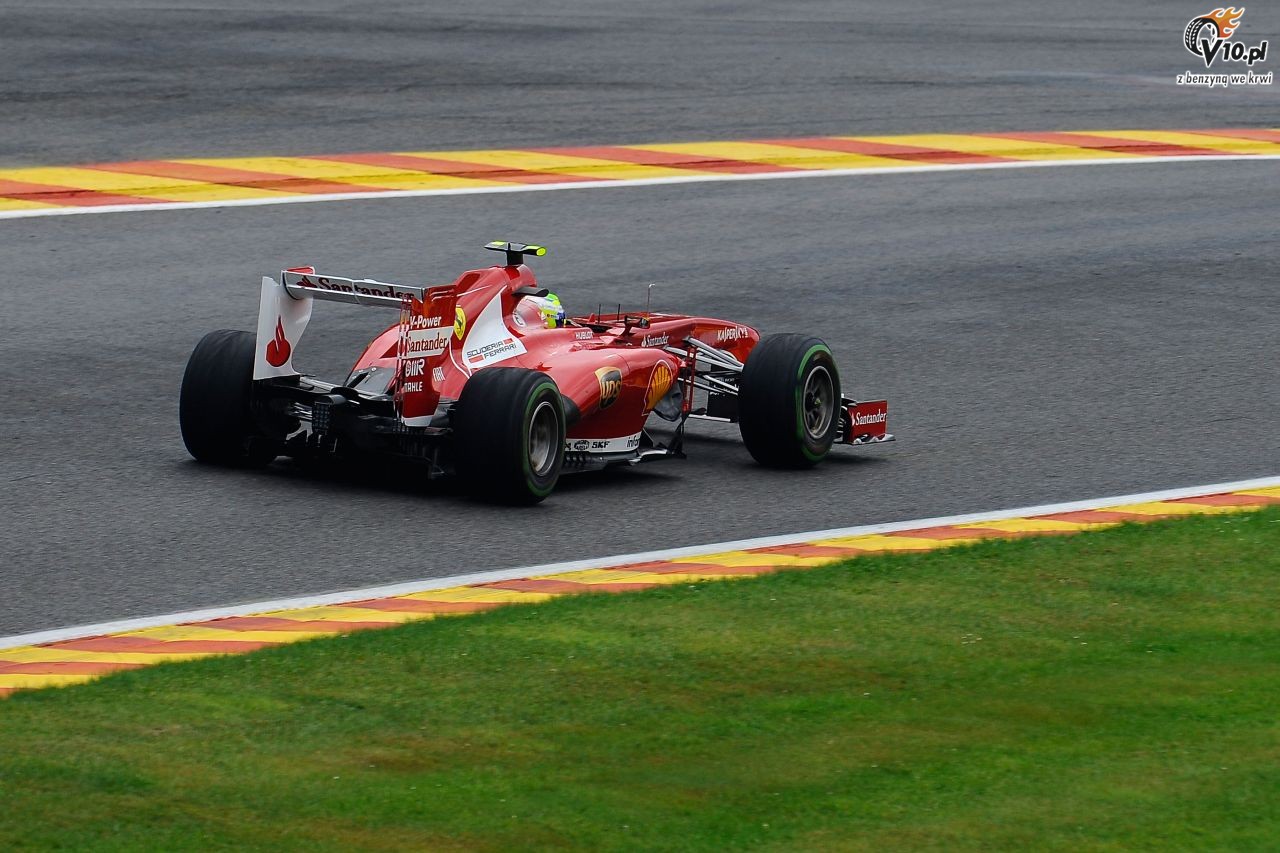 GP Belgii 2013 - pitkowe treningi