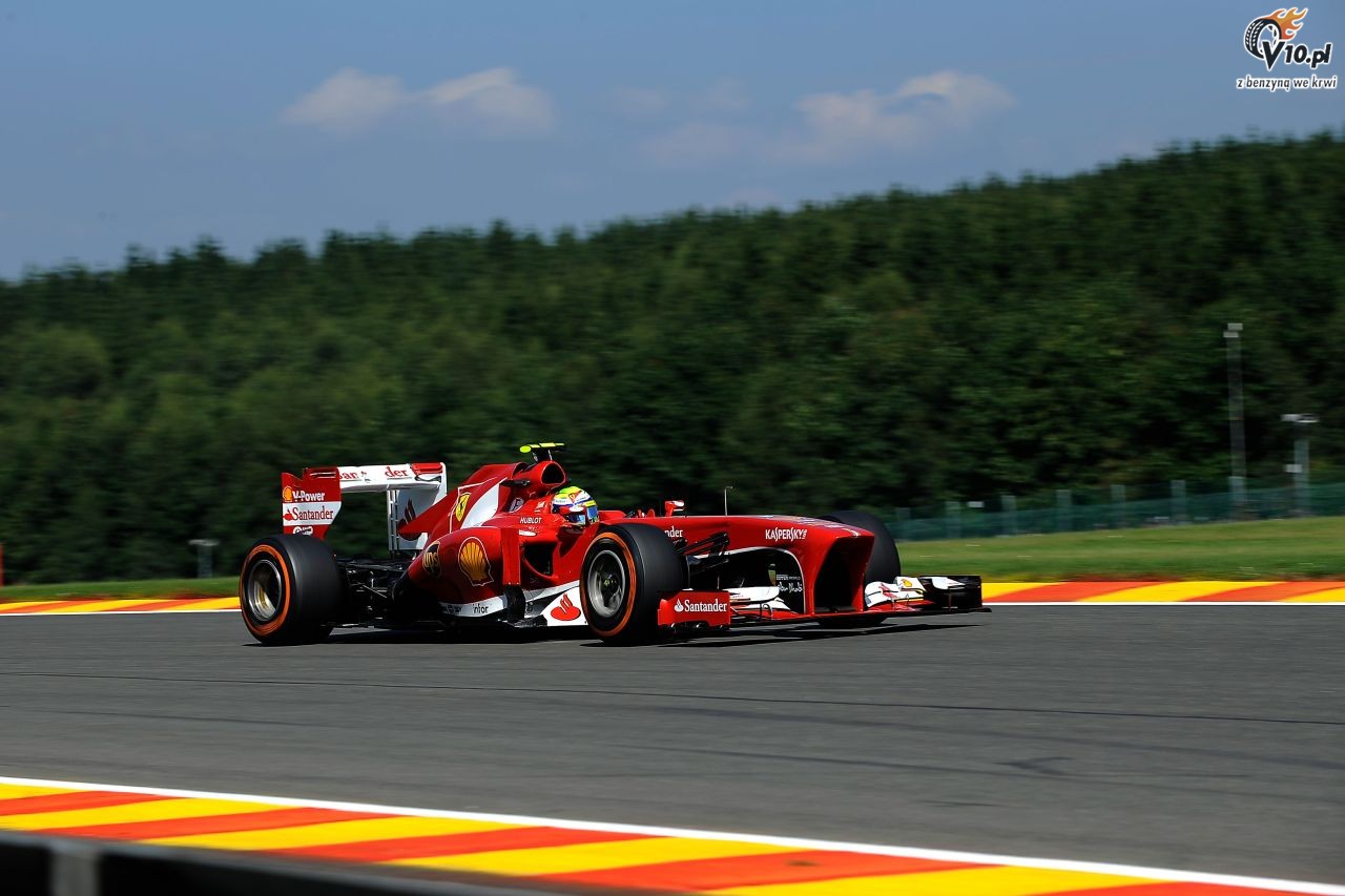 GP Belgii 2013 - pitkowe treningi