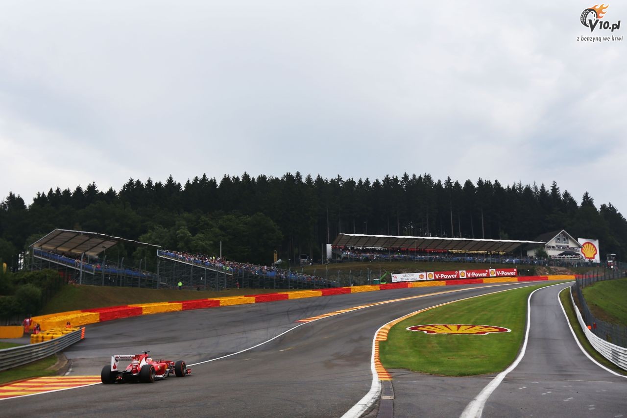 GP Belgii 2013 - pitkowe treningi