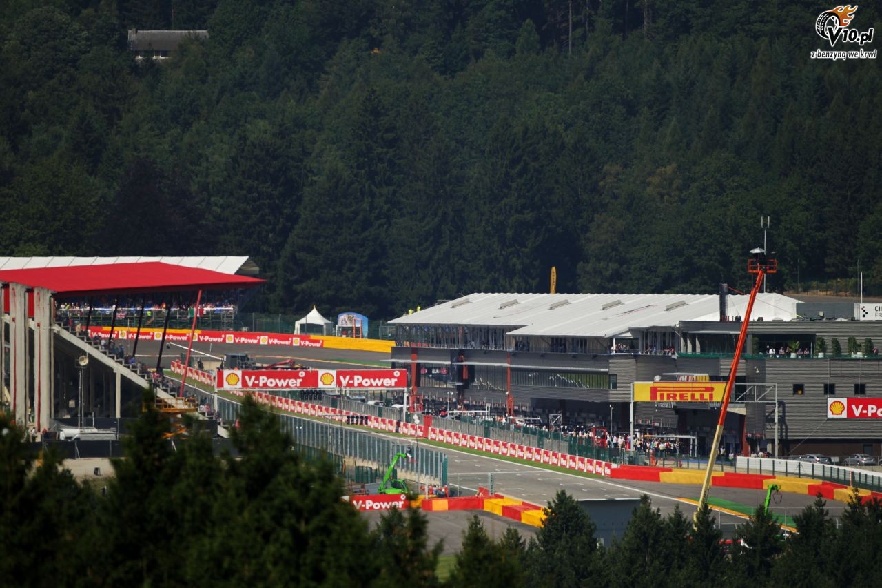 GP Belgii 2013 - pitkowe treningi