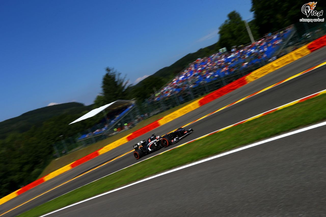 GP Belgii 2013 - pitkowe treningi